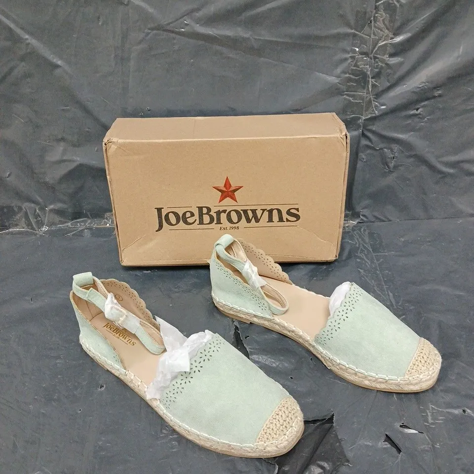 BOXED PAIR OF JOE BROWNS SAGE BEACH SANDAL UK 7