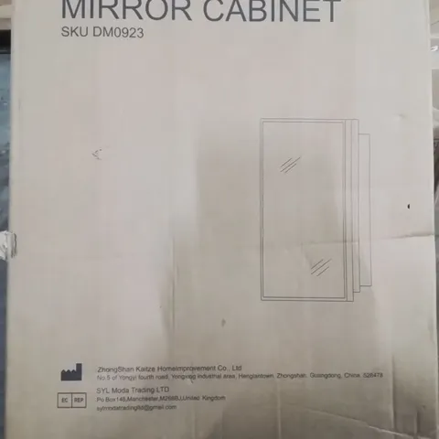 BOXED LIVING AND HOME MIRROR CABINET