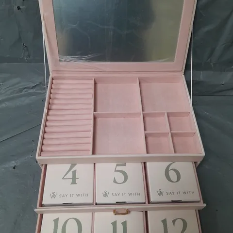 BOXED SAY IT WITH 12 DAYS JEWELLERY ADVENT CALENDAR