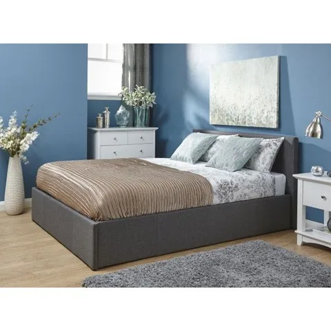 BOXED ENF LIFT KINGSIZE OTTOMAN BED FRAME (2 BOXES)