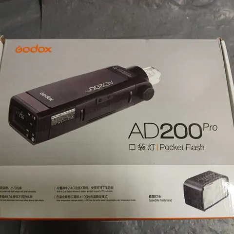 BOXED GODOX AD200 PRO POCKET FLASH