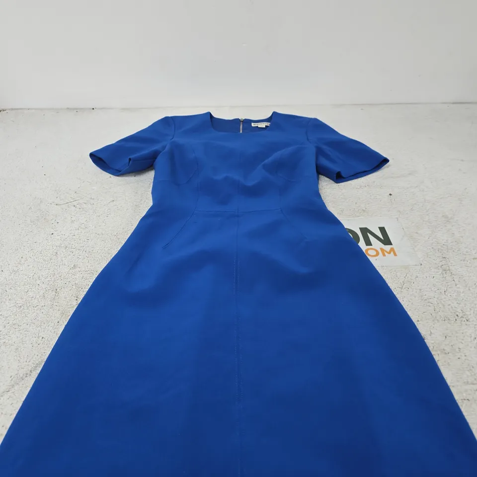 WHISTLES BLUE DRESS, UK 8 