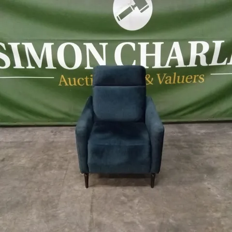 QUALITY DESIGNER ITALIAN MADE FABRIC POWER RECLINER CHAIR