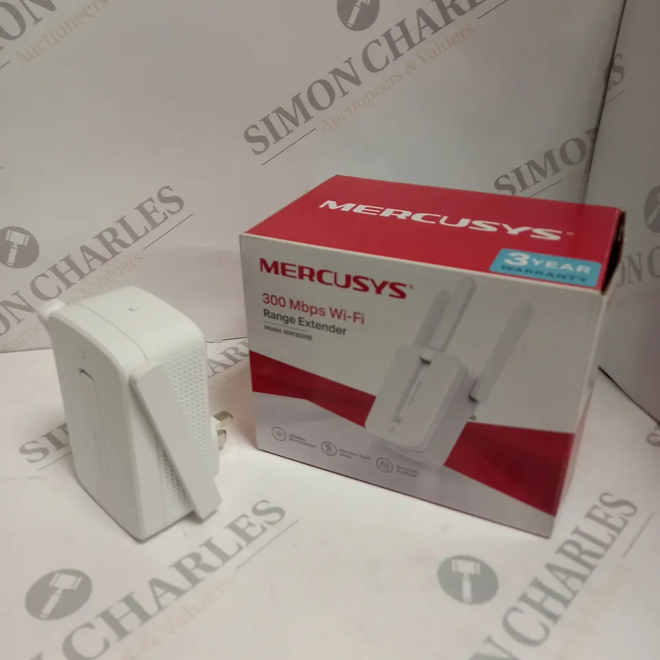 BOXED MERCUSYS 300MBPS WI-FI RANGE EXTENDER 