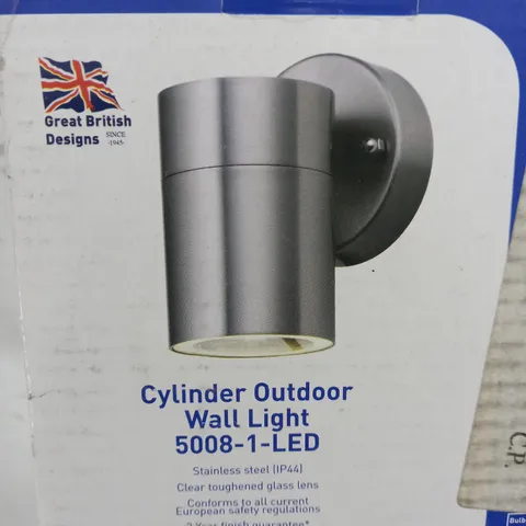BOXED SEARCHLIGHT 5008-1-LED 1 LIGHT OUTDOOR SCONCE, STAINLESS STEEL