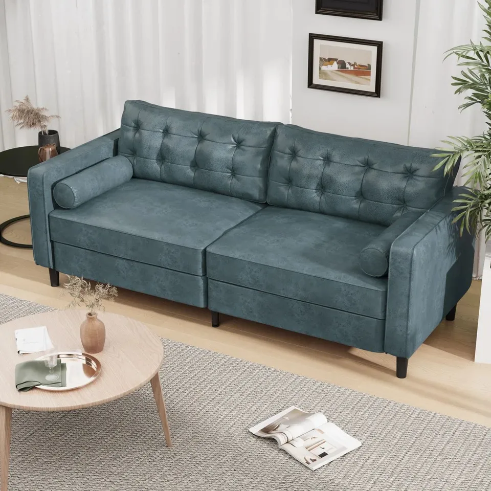 BOXED PALARDY SOFA - BLUE (3 BOXES)
