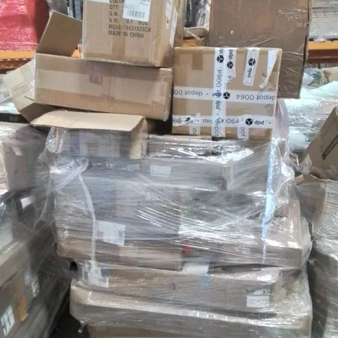 PALLET OF ELECTRICAL ITEMS AND HOUSEHOLD GOODS TO INCLUDE;FRANKBERG SHOCK ABSORBER,MINI SAUNA,KIDS SCOOTER