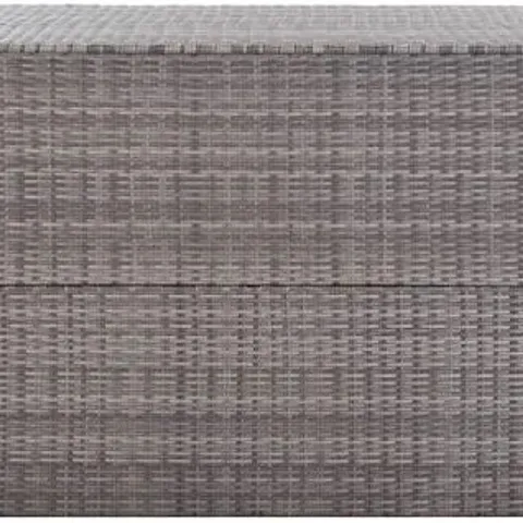 BOXED HABITS GARDEN STORAGE BOX GREY 150×100×100CM POLY RATTAN 