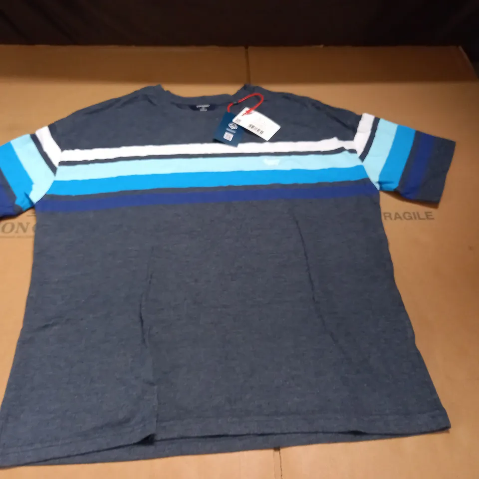 SUPERDRY VINTAGE CALI STRIPE T-SHIRT - UK S