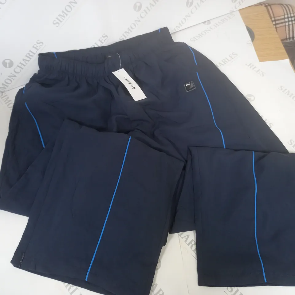 IETS FRANS NAVY TRACK PANTS - M