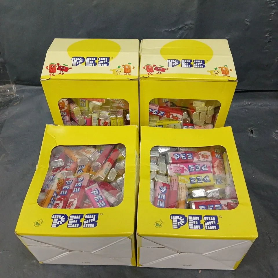 4 X BOXED PEZ SWEETS SELECTIONS 