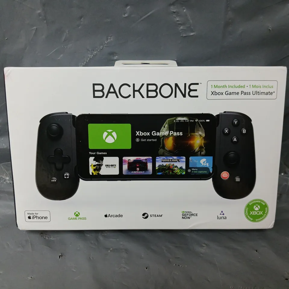 BACKBONE ONE (USB-C) - MOBILE GAMING CONTROLLER FOR ANDROID AND IPHONE 15 SERIES - 2ND GENERATION - BLACK RRP £99.99