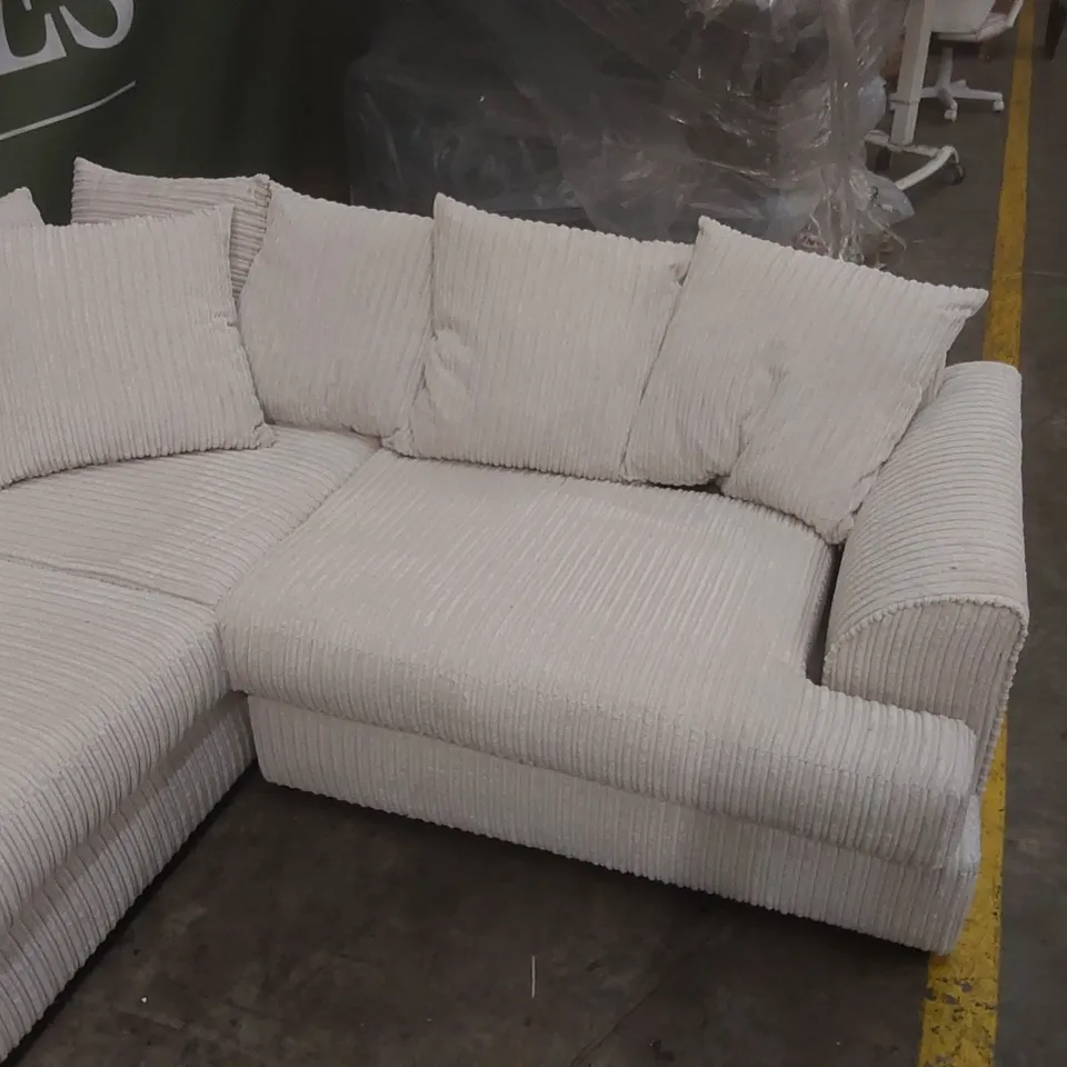 QUALITY DESIGNER AJO 4 SEATER CORD SOFA
