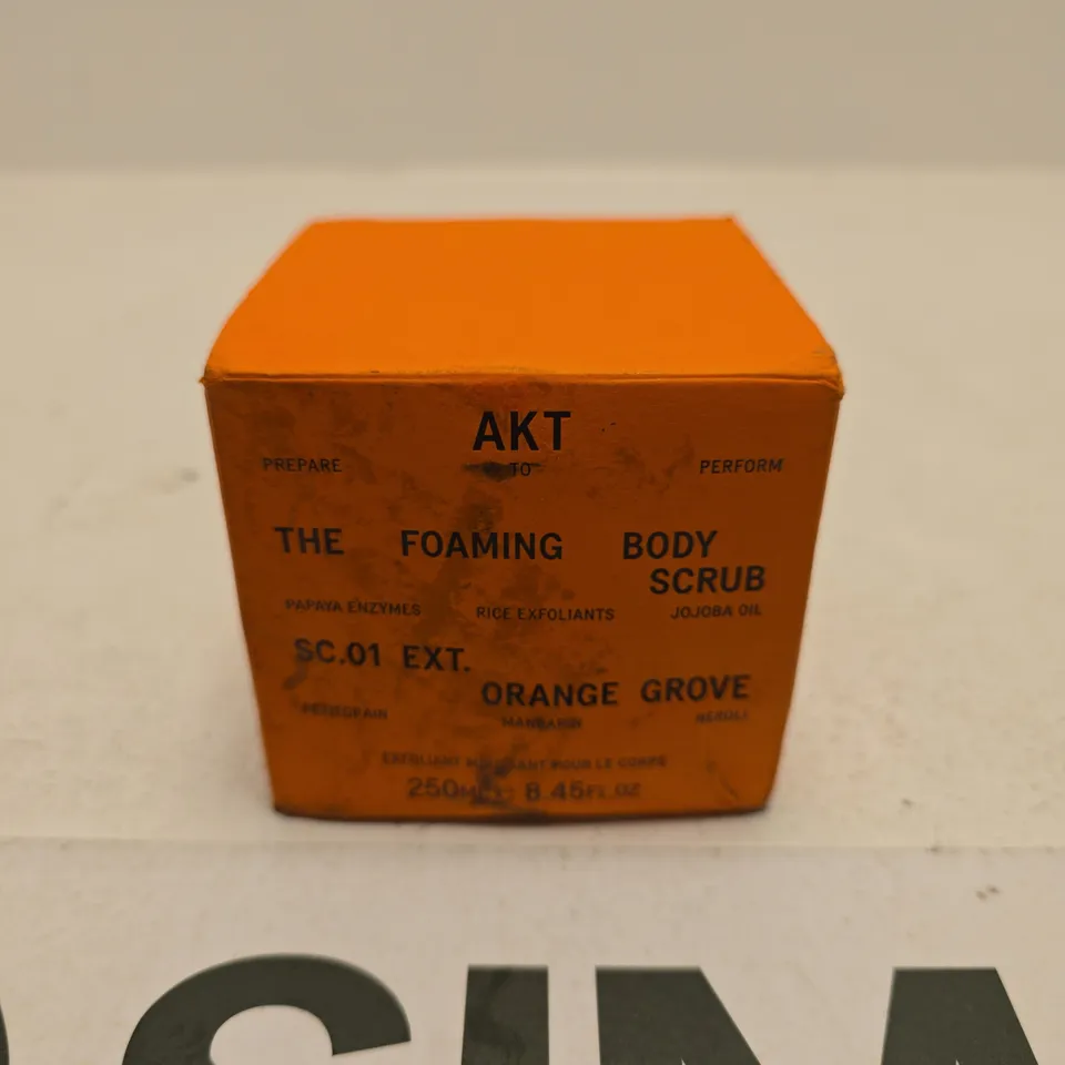AKT THE FOAMING BODY SCRUB – ORANGE GROVE 250ML