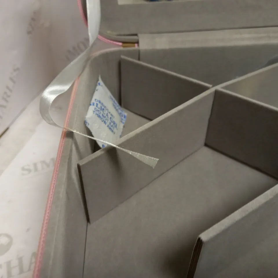 PINK FAUX SUEDE STORAGE BOX