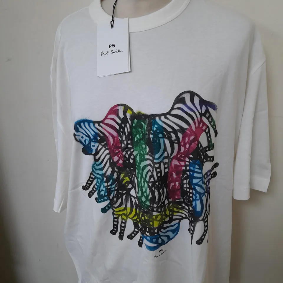 PAUL SMITH SS KALEIDOSCOPE T-SHIRT SIZE XXL