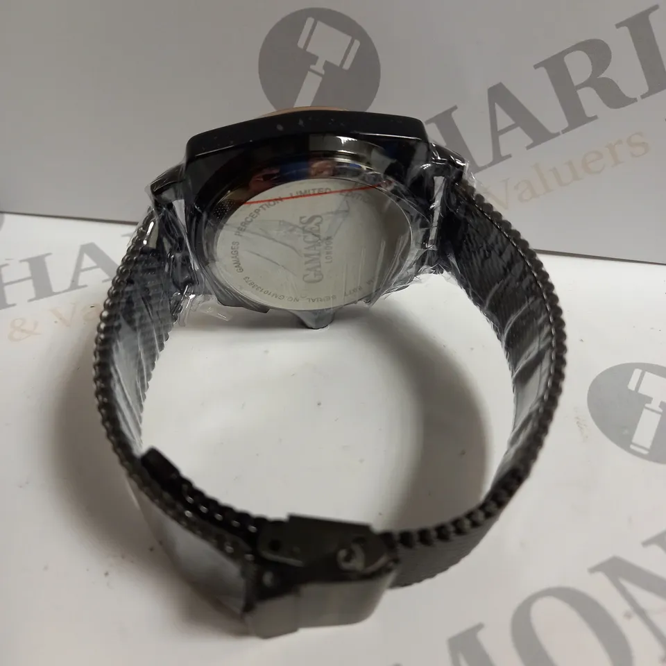 BOXED GAMAGES PERCEPTION BLACK WATCH