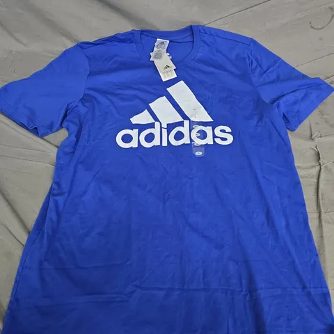 ADIDAS T-SHIRT - BLUE, UK XL