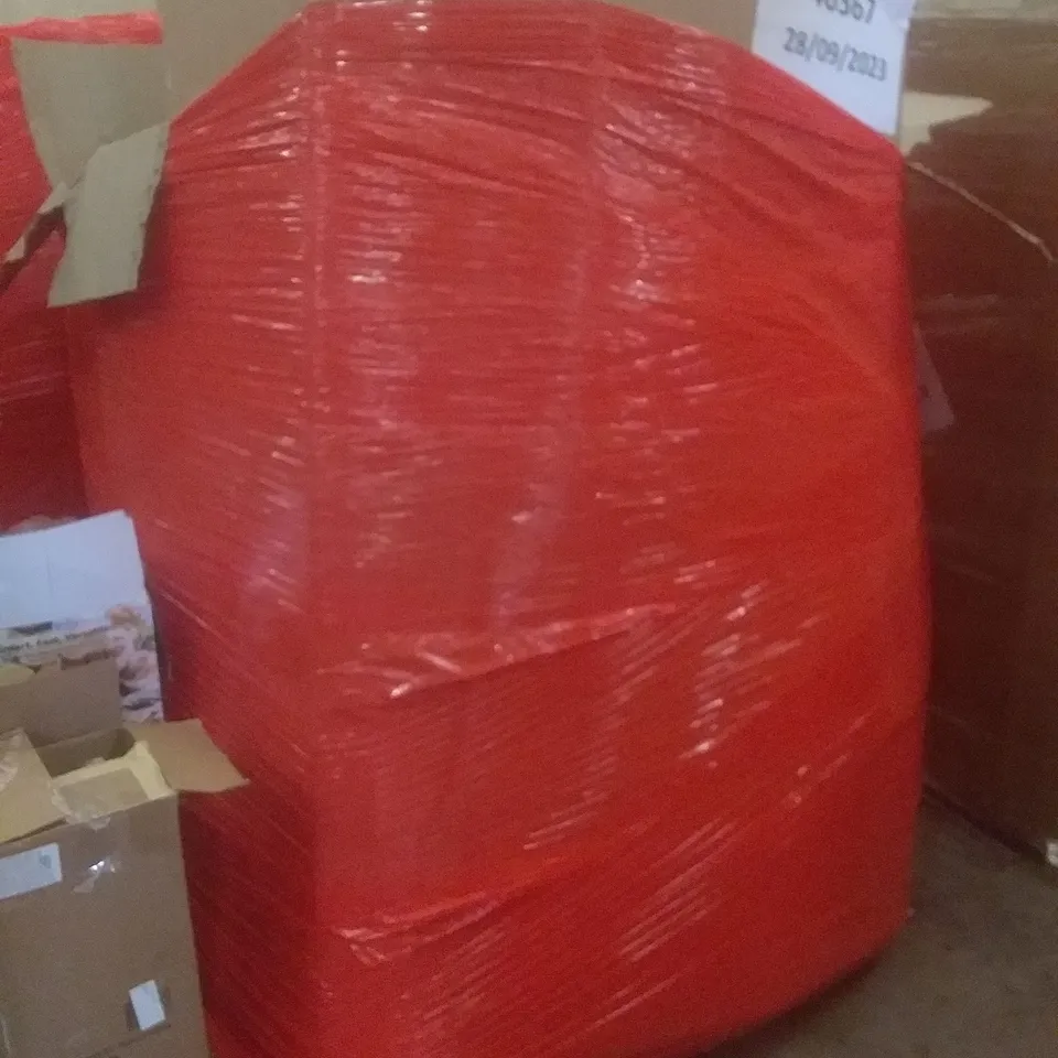 PALLET OF ASSORTED ITEMS INCLUDING NON WOVEN FABRIC WARDROBE, DRINKS COOLER, AIR FRYER