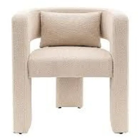 GALLERY DIRECT HAYES CHAIR - TAUPE - COLLECTION ONLY 