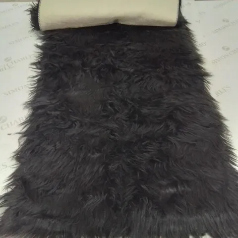 BRAND NEW PACO HOME 960 BLACK PLAYA 50X150CM SHAGGY RUG