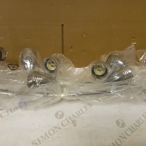 DESIGNER CHROME EFFECT 9LT CEILING LIGHT