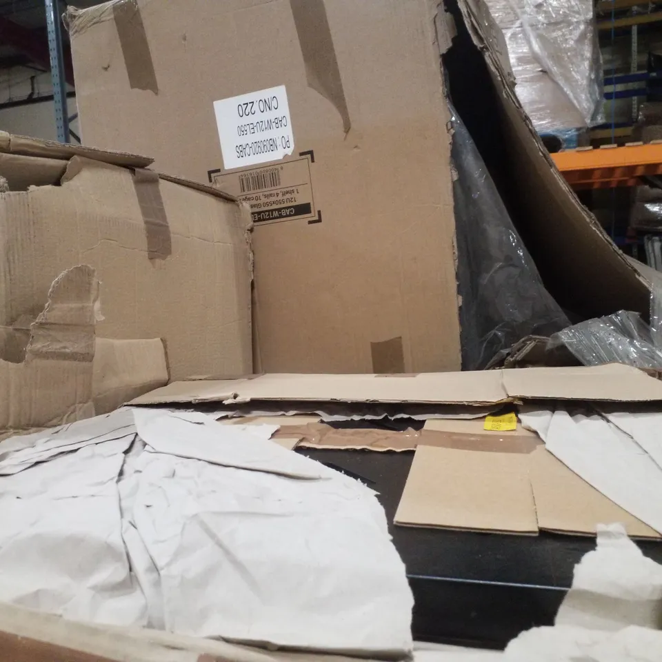 PALLET CONTAINING ASSORTED NETWORK CABINETS & WALL RACKS