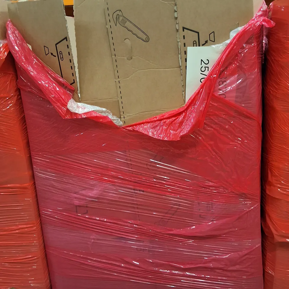 PALLET CONTAINING ASSORTED PRODUCTS INCLUDING ELECTRIC SANDER, AIR COOLER, PAPER SHREDDER & LED BATHROOM MIRROR