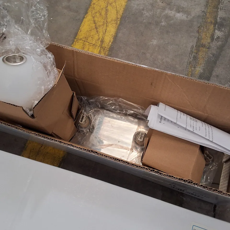 LOT OF 2 BOXED MAGNALUX 5-LAMP CEILING LIGHTS IN CHROME