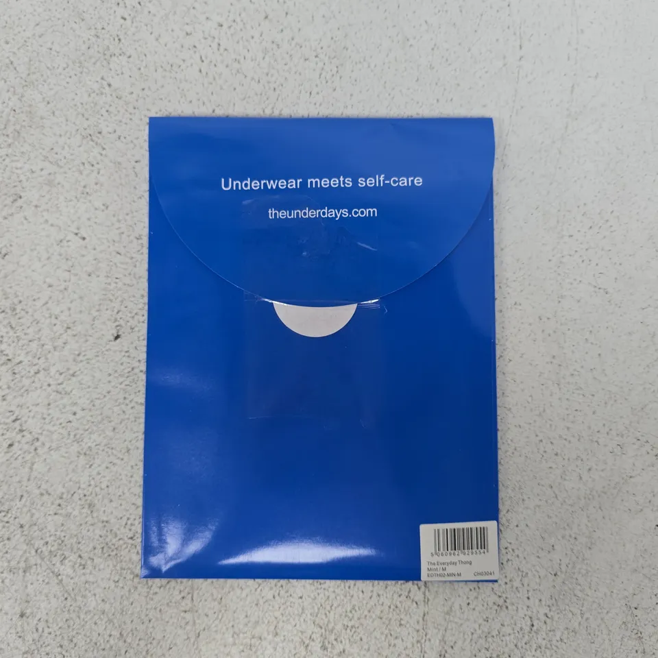 UNDERDAYS THE EVERYDAY THONG IN MINT SIZE MEDIUM