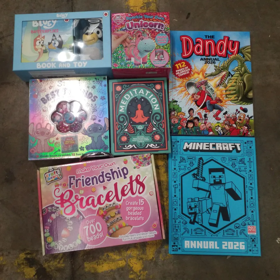 PALLET CONTAINING LARGE QUANTITY OF ASSORTED KIDS ACTIVITY BOOKS & TOYS