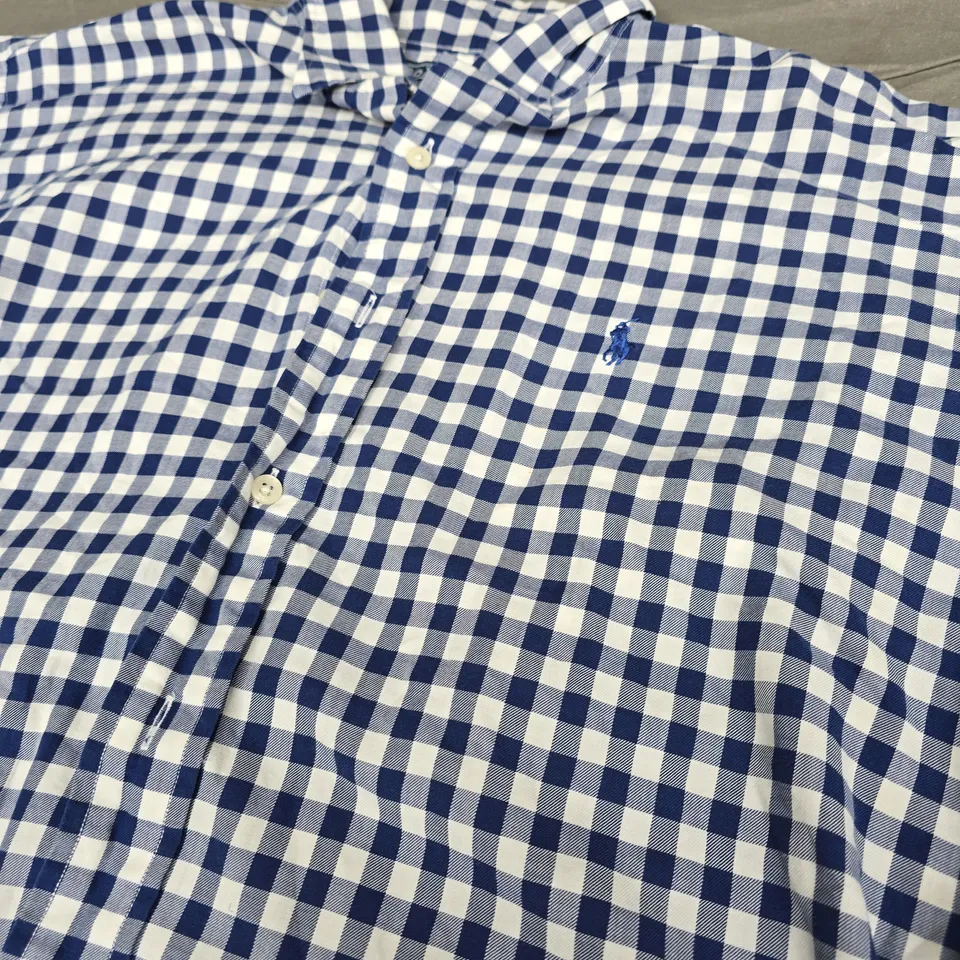 POLO RALPH LAUREN CHEQUERED SHIRT - SIZE LARGE
