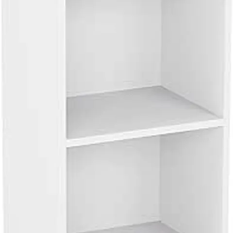 BOXED OXFORD 2 TIER CUBE BOOKCASE - WHITE (1 BOX)