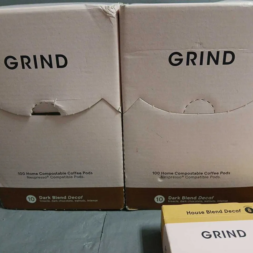 LOT OF ASSORTED GRIND COFFEE PODS IN VARIOUS FLAVOURS