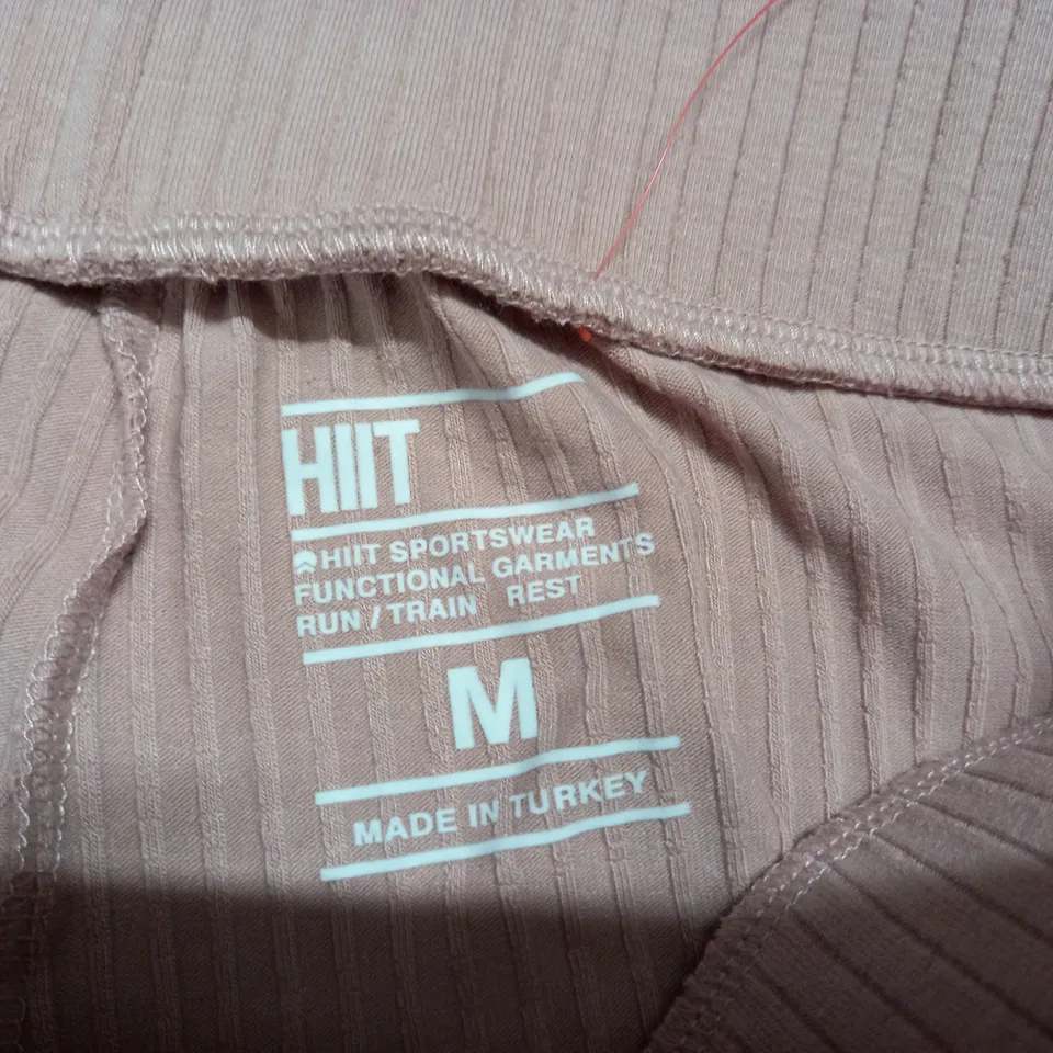 HIIT PINK FLARED LEGGINGS - SIZE M