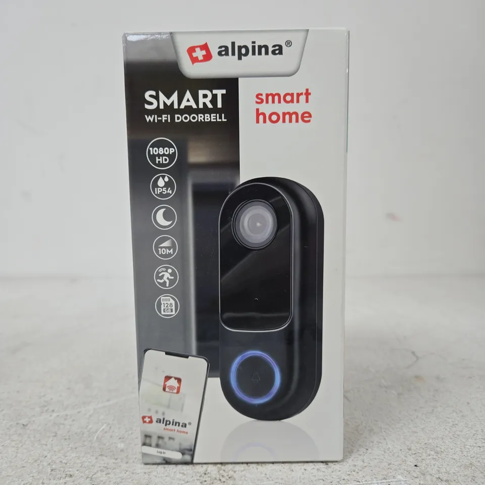 ALPINA SMART WI-FI DOORBELL – 1080P HD