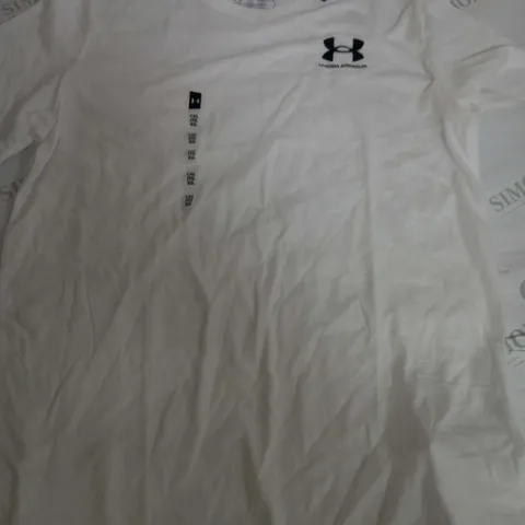 UNDER ARMOUR CLASSIC T-SHIRT IN WHITE - XL BOYS