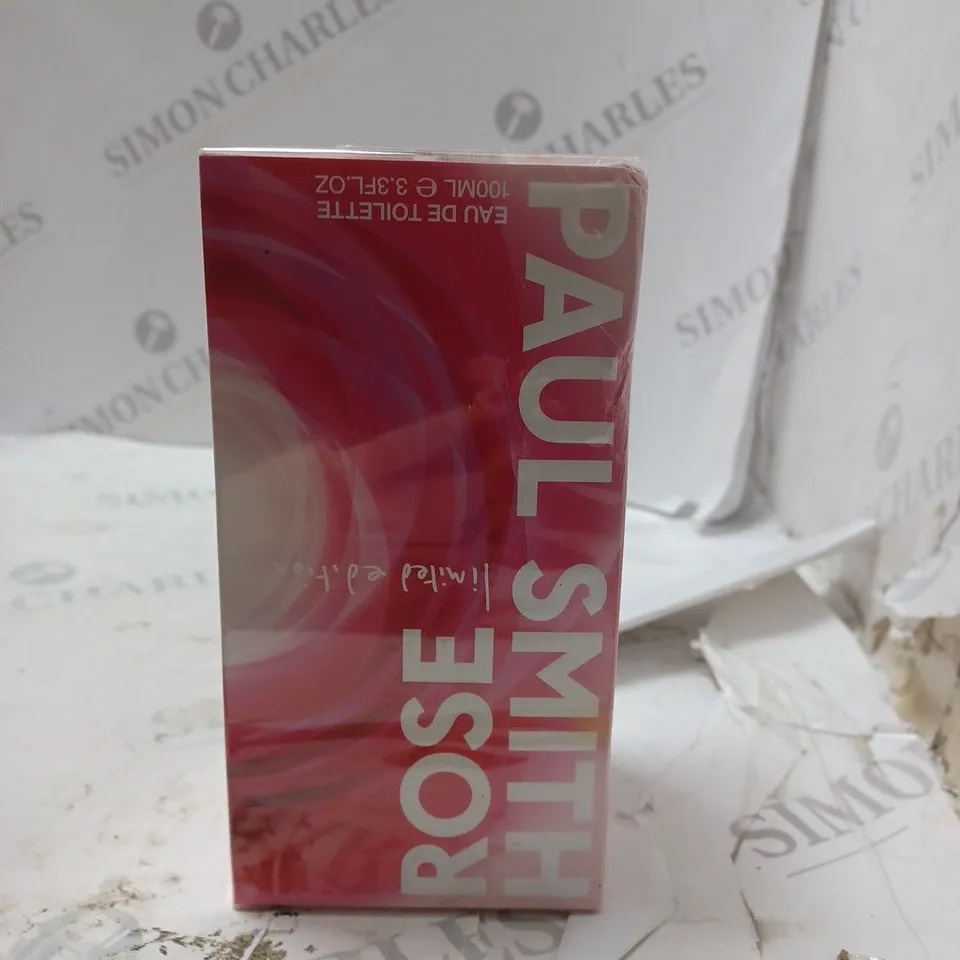BOXED AND SEALED PAUL SMITH ROSE LIMITED EDITION EAU DE TOILETTE 100ML