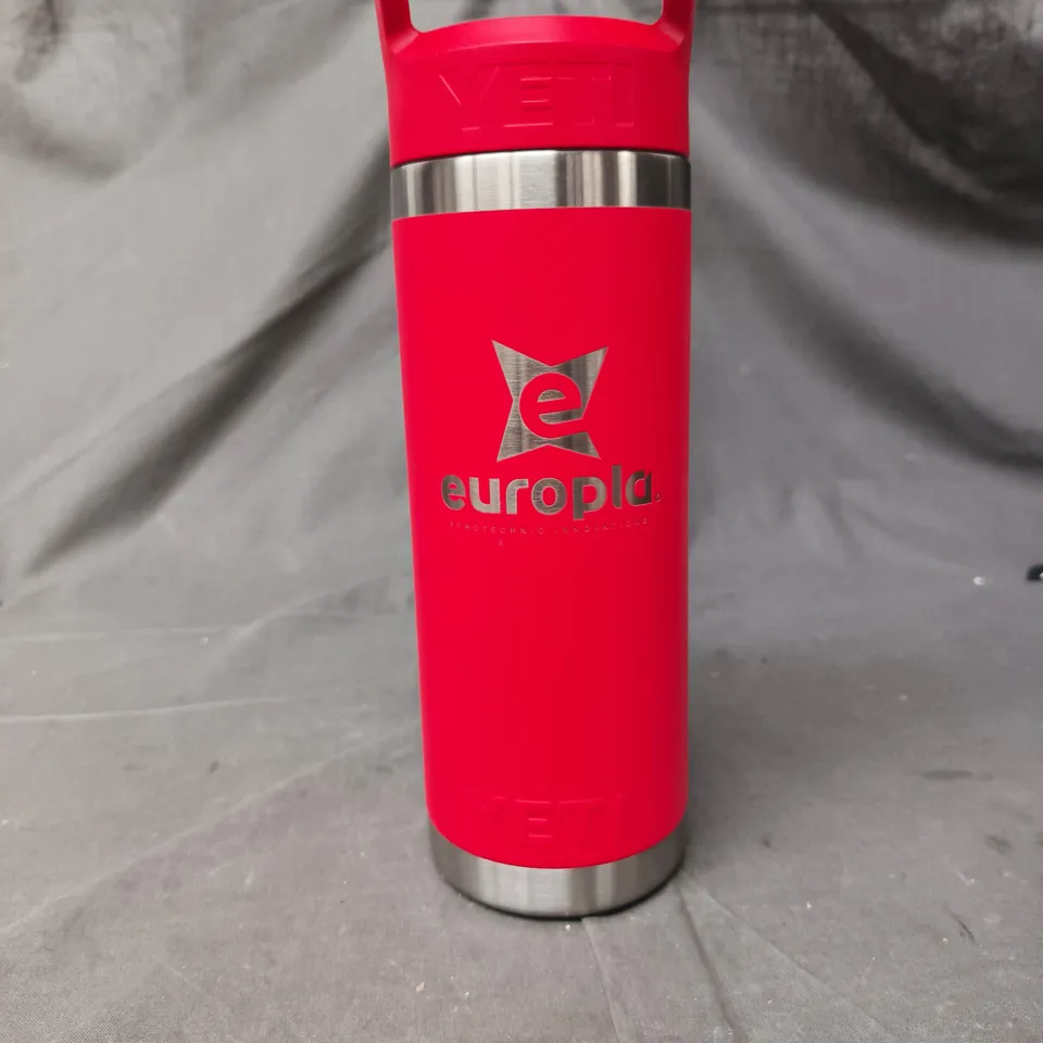 YETI RAMBLER STAINLESS STEEL BOTTLE – RED