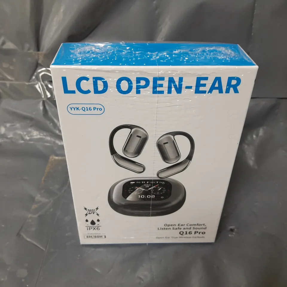 BOXED AND SEALED LCD OPEN-EAR EARBUDS