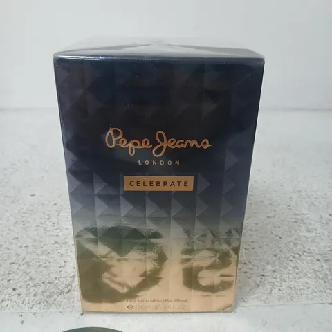 BOXED AND SEALED PEPE JEAMA LONDON CELEBRATE EAU DE PARFUM 100ML