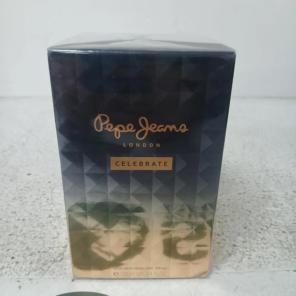 BOXED AND SEALED PEPE JEAMA LONDON CELEBRATE EAU DE PARFUM 100ML