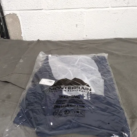 MONTERRAIN SPEED 2.0 POLY FLEECE OVER THE HEAD HOODIE BLACK IRIS, XS. BAGGED WITH TAGS