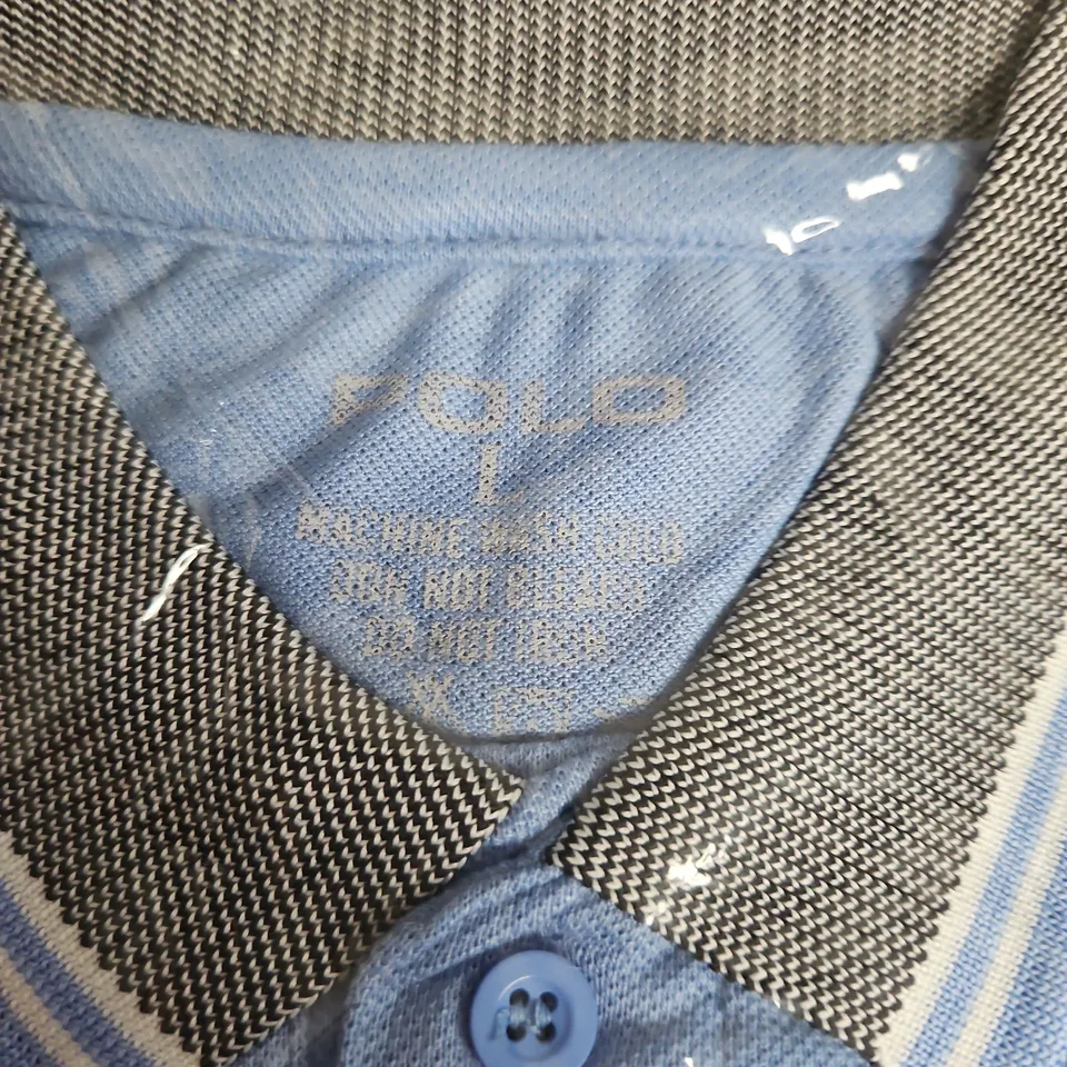 US POLO ASSN POLO SHIRT – LIGHT BLUE, MEN'S SIZE L