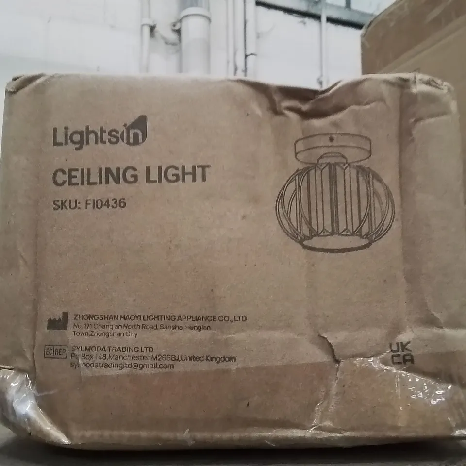 BOXED CEILING LIGHT