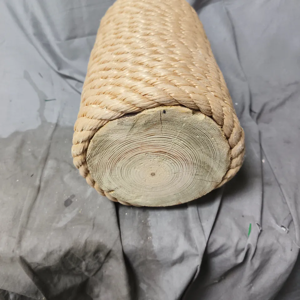 HEAVY JUTE ROPE DOOR STOP WITH CARRY HANDLE