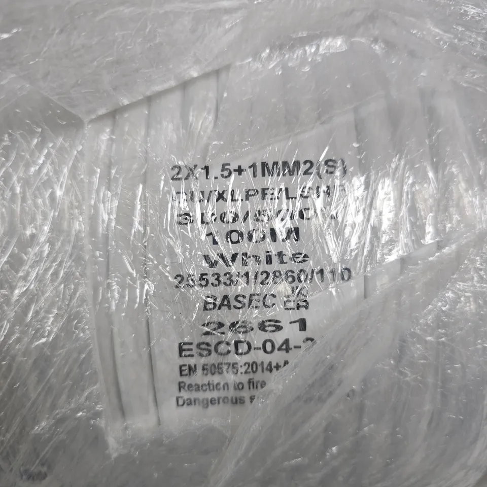 ELECTRICAL CABLE REEL 2X1.5+1MM2 WRAPPED 