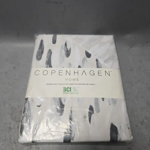 COPENHAGEN HOME DOUBLE DUVET COVER SET 200CM X 200CM