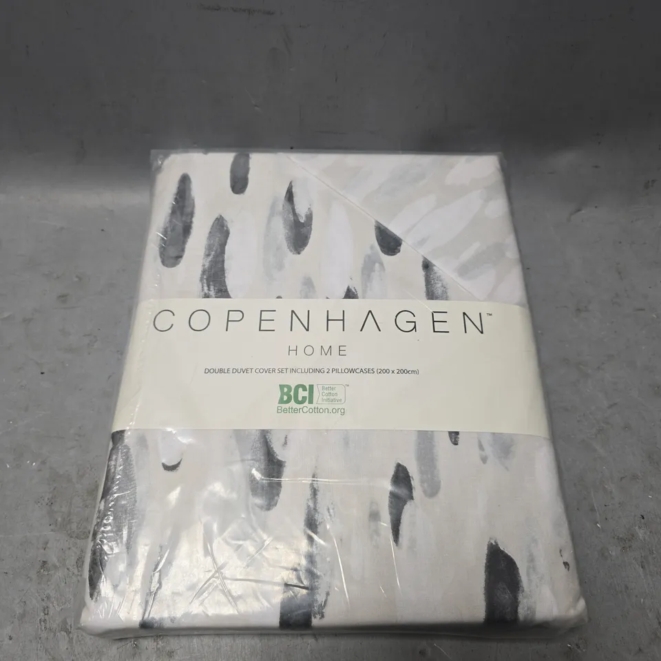 COPENHAGEN HOME DOUBLE DUVET COVER SET 200CM X 200CM