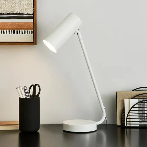 BOXED LILOU INTEGRATED LED TOUCH DIMMABLE TABLE LAMP - WHITE